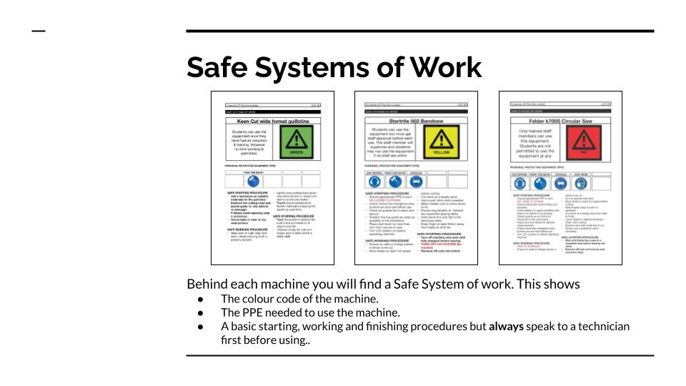 Safe System of Work -Brochure 